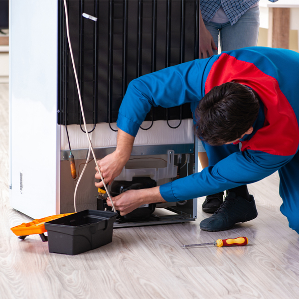 how much do you charge for refrigerator repair services in New Middletown IN